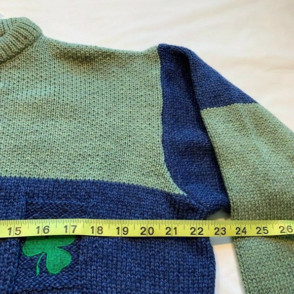 NWT Vintage Cladyknit Donegal Irish Sweater L Merino Wool Hand Finish Fisherman‎ - Picture 10 of 12